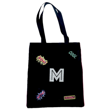 customizable tote bag with badges maud fourier