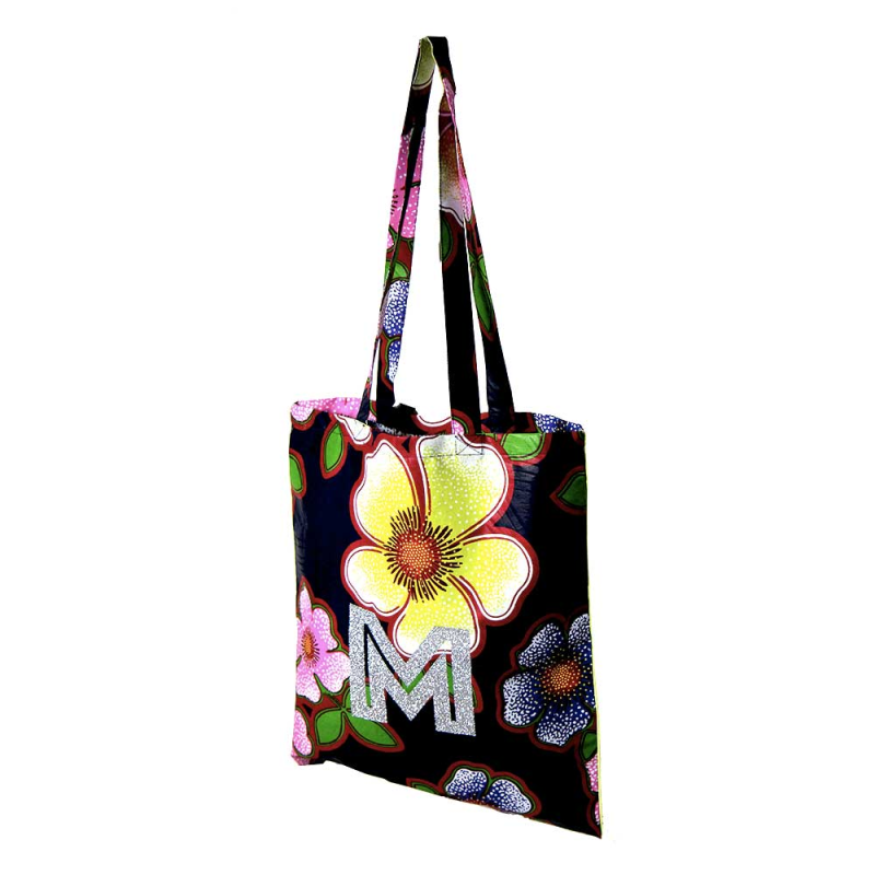 tote bag initiales wax coton maud fourier