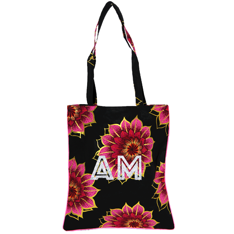 monogram personalized cotton tote bag maud fourier