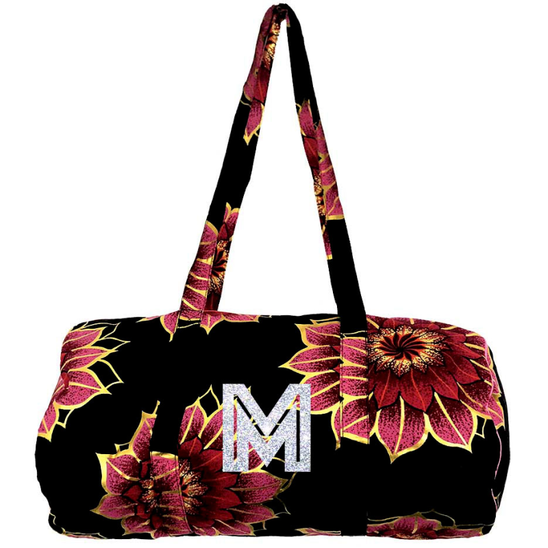 Sac Polochon en coton personnalisable monogram