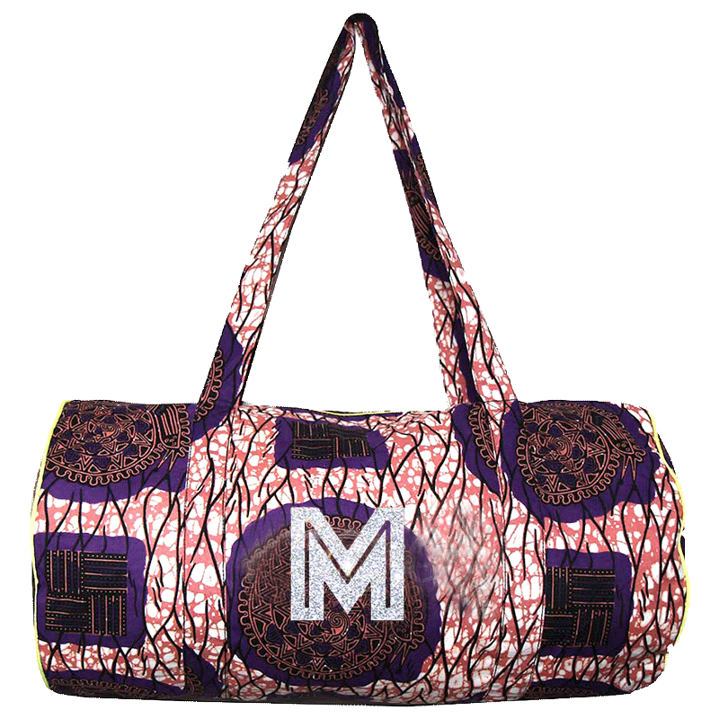 Sac Polochon coton personnalisable monogram maud fourier