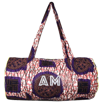 Sac Polochon en coton personnalisable monogram maud fourier