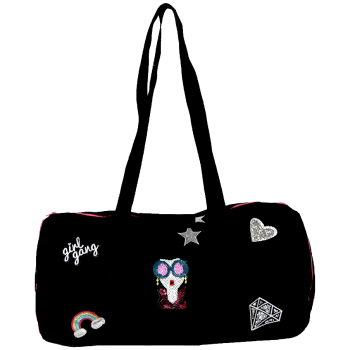 customizable Duffel bag with badges maud fourier