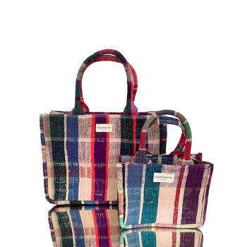 Sac artisanal coloré fabriqué à Paris