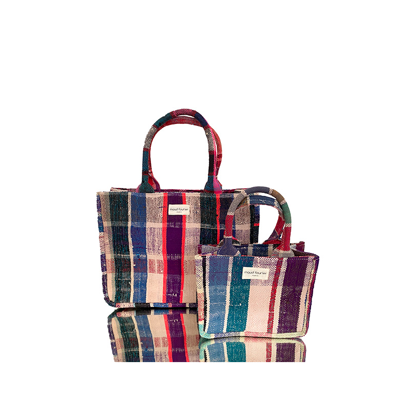 Sac artisanal coloré fabriqué à Paris