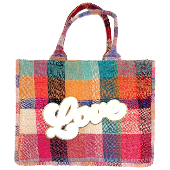 love multicoloured shopping bag maud fourier