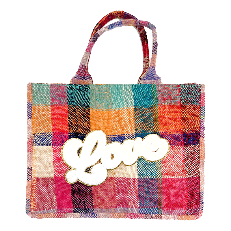 love multicoloured shopping bag maud fourier