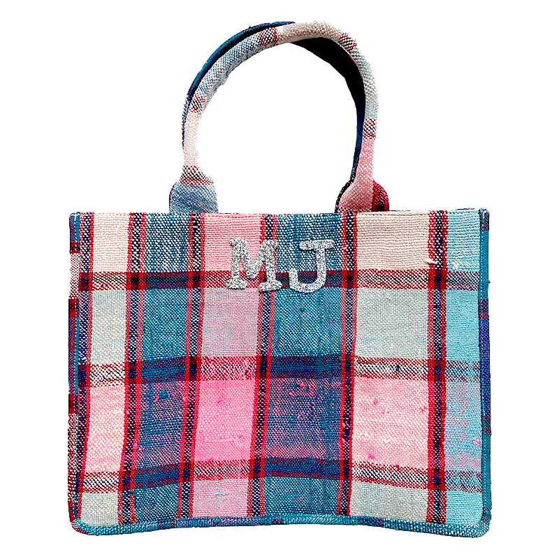 monogram customizable shopping bag by maud fourier