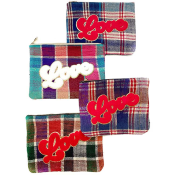 make up love pouches upcycled fabric maud fourier