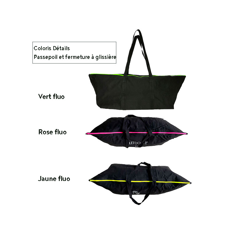 coloris des détails des sac de yoga