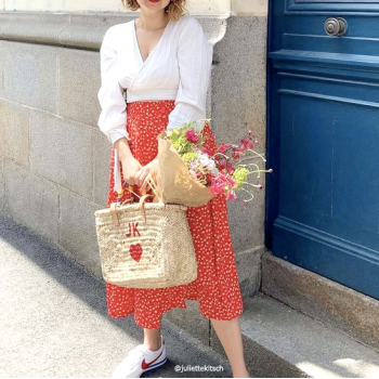 Panier osier personnalise monogram maud fourier paris