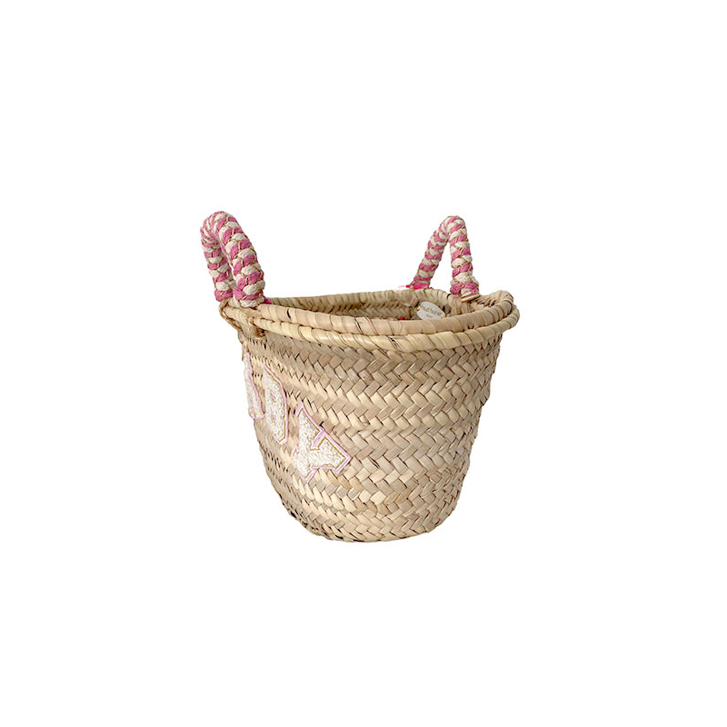 baby straw basket birth gift by maud fourier paris
