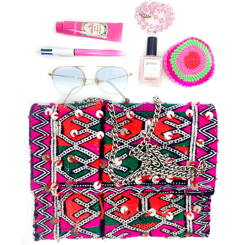 pochette Kilim multicolore maud fourier