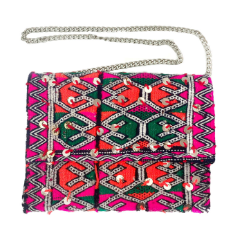 pochette Kilim multicolore maud fourier