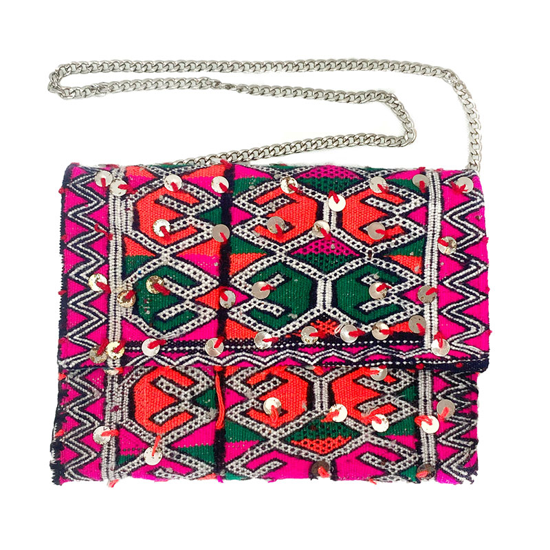 pochette Kilim multicolore maud fourier