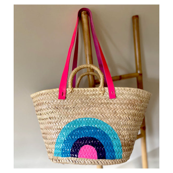 rainbow beach straw basket maud fourier
