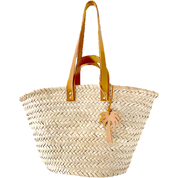 straw beach palm basket maud fourier