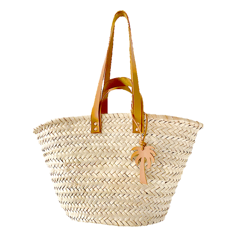 straw beach palm basket maud fourier
