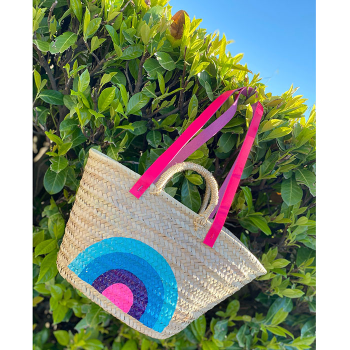 rainbow beach straw basket maud fourier paris