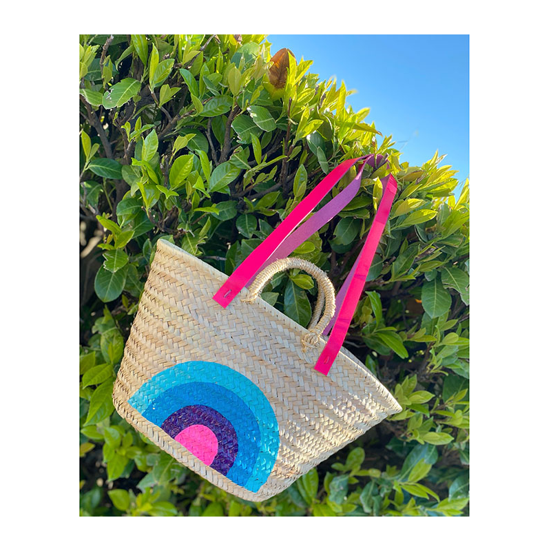 rainbow beach straw basket maud fourier paris