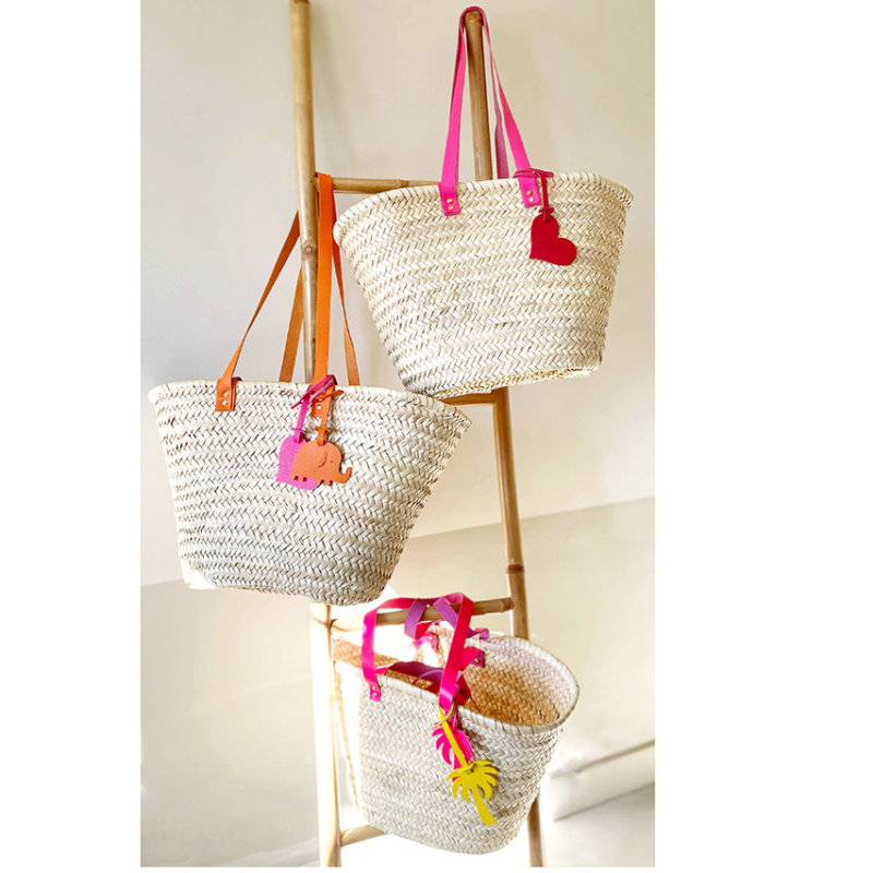 Louise basket chic orange leather maud fourier