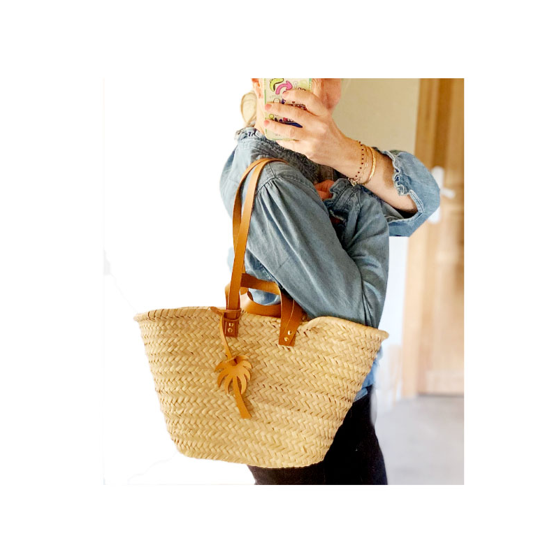 customized straw beach basket maud fourier