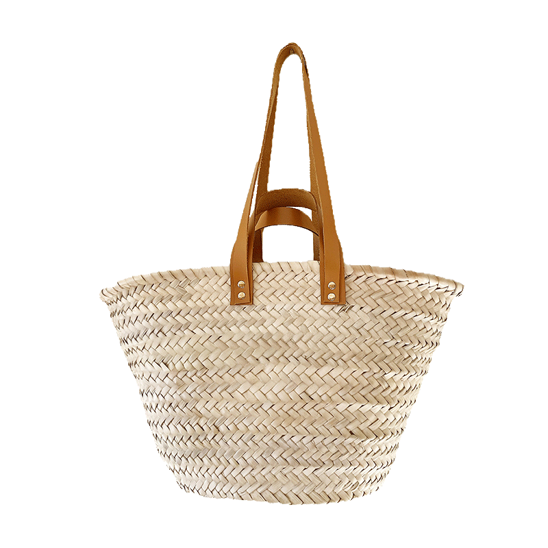 customized straw beach basket maud fourier