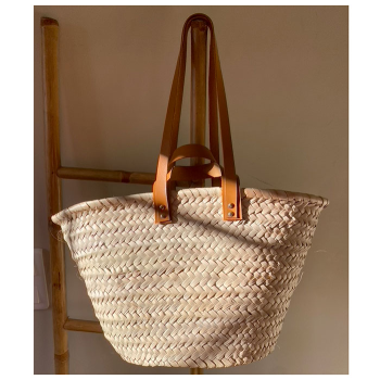 customized straw beach basket maud fourier