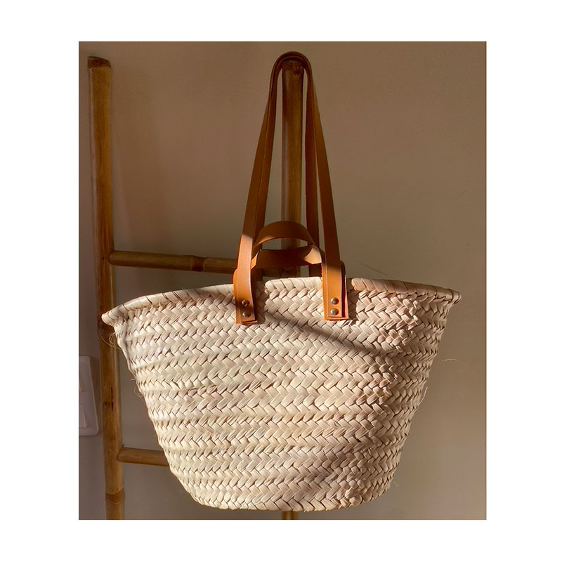 customized straw beach basket maud fourier