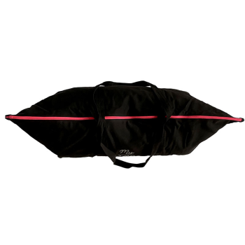 Yoga bag in berlingot shape with pink piping — Maud Fourier Paris