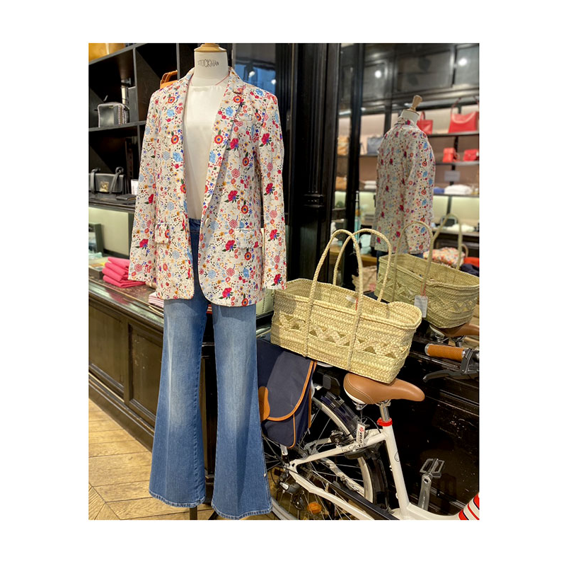 maxi basket collaboration with Ines de la Fressange Paris and Maud Fourier