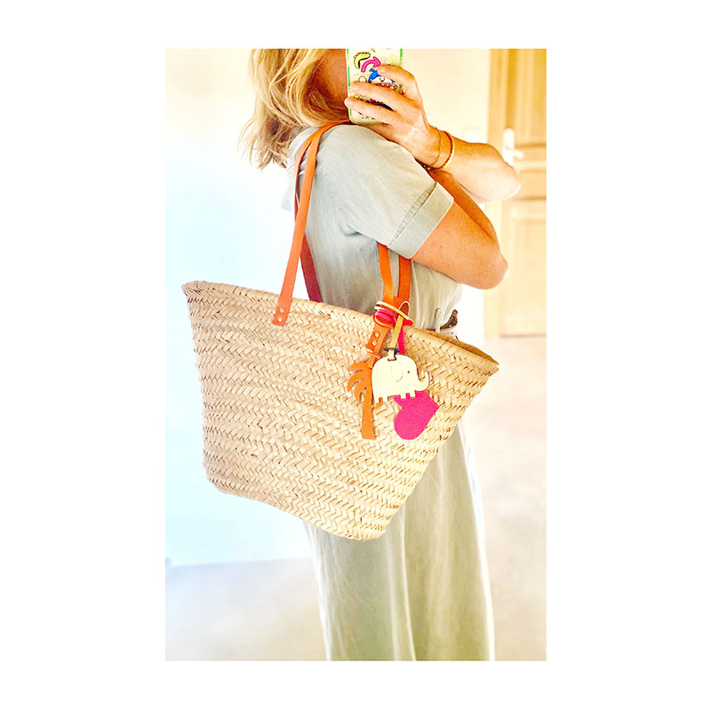 straw basket palm tree lucky charm maud fourier