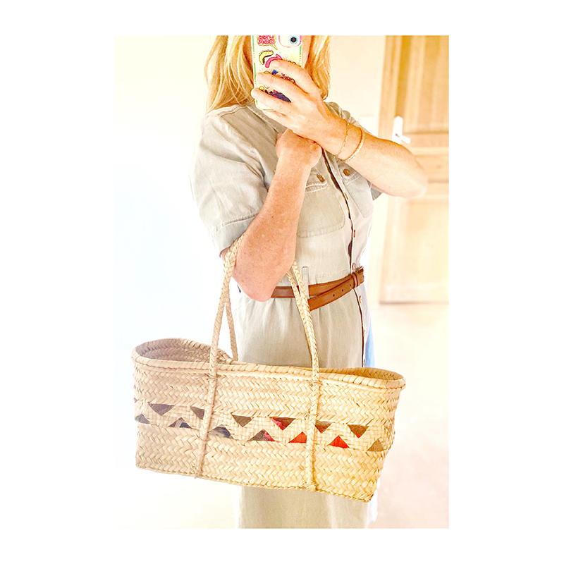 maxi basket collaboration with Ines de la Fressange Paris