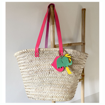 LOUISE Basket - neon pink