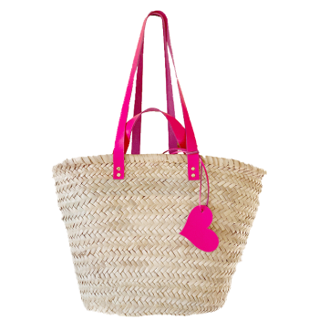 LOUISE Basket - neon pink