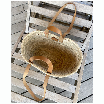customized straw beach basket maud fourier