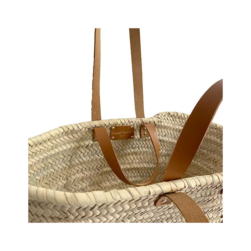 customized straw beach basket maud fourier
