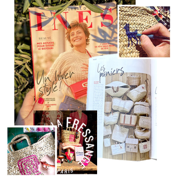 Basket Ines de la Fressange Paris by maud fourier