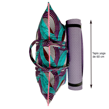 Wax yoga mat bag by Maud Fourier Paris.