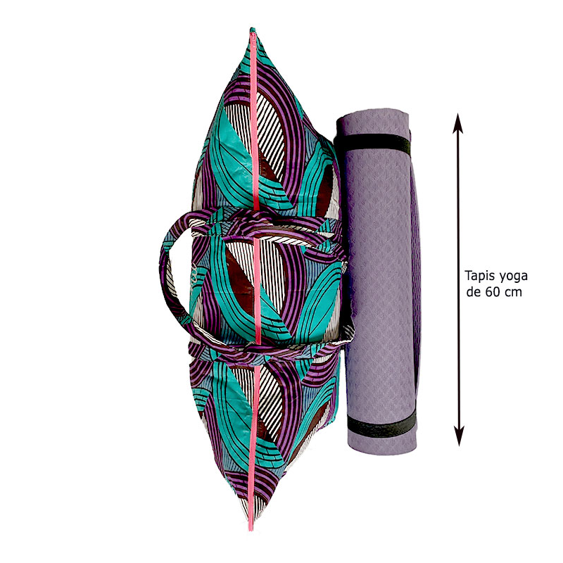 Wax yoga mat bag by Maud Fourier Paris.