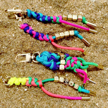 Braided Bag charm multicolor maud fourier