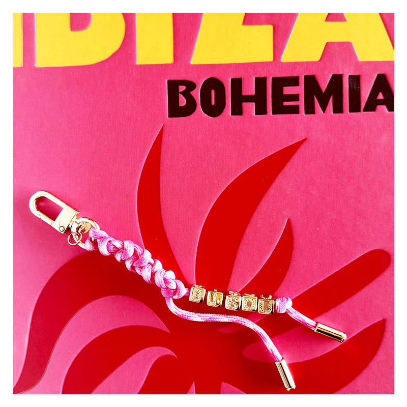 pink bisou Braided Bag charm maud fourier