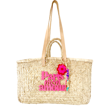 paris mon amour straw basket maud fourier