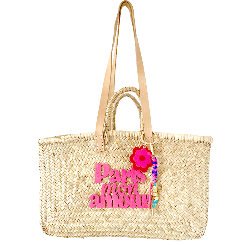 paris mon amour straw basket maud fourier
