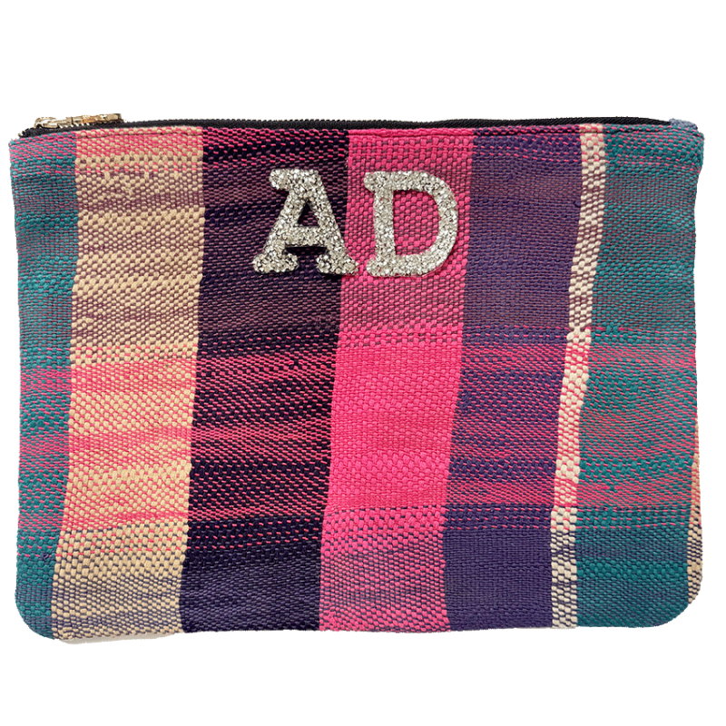 trousse à maquillage, tissu upcyclé, made in france, doublure coton