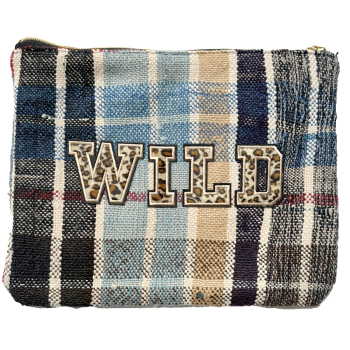 leopard wild make up pouch maud fourier