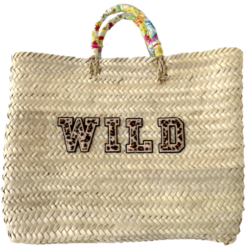 Leopard basket letters Wild - Maud Fourier Paris