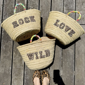 Rock leopard Basket