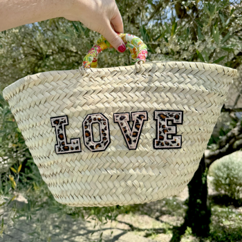 LOVE Leopard basket letters - Maud Fourier Paris