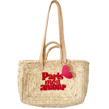 paris mon amour straw basket maud fourier